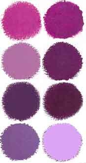 Violet Purple Paint Swatches